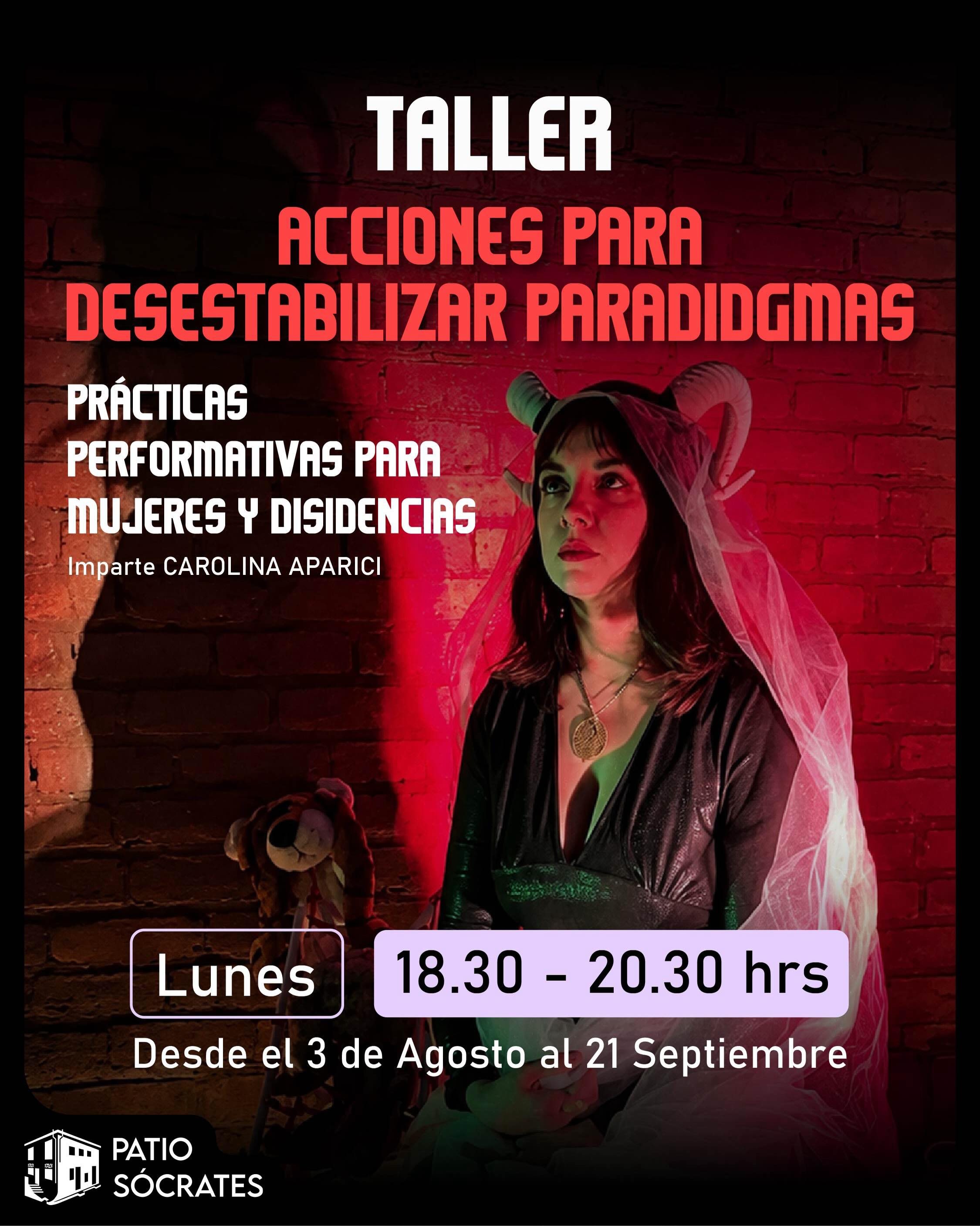 Taller de Teatro, Escritura y Performance